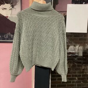 Truth by Republic Sage Cable Knit Turtleneck Sweater